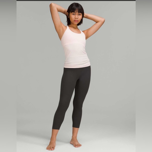 🍋 Lululemon Ebb to Street Tank Top - Strawberry Milkshake (?) - Sz 10 - EUC - Picture 1 of 15